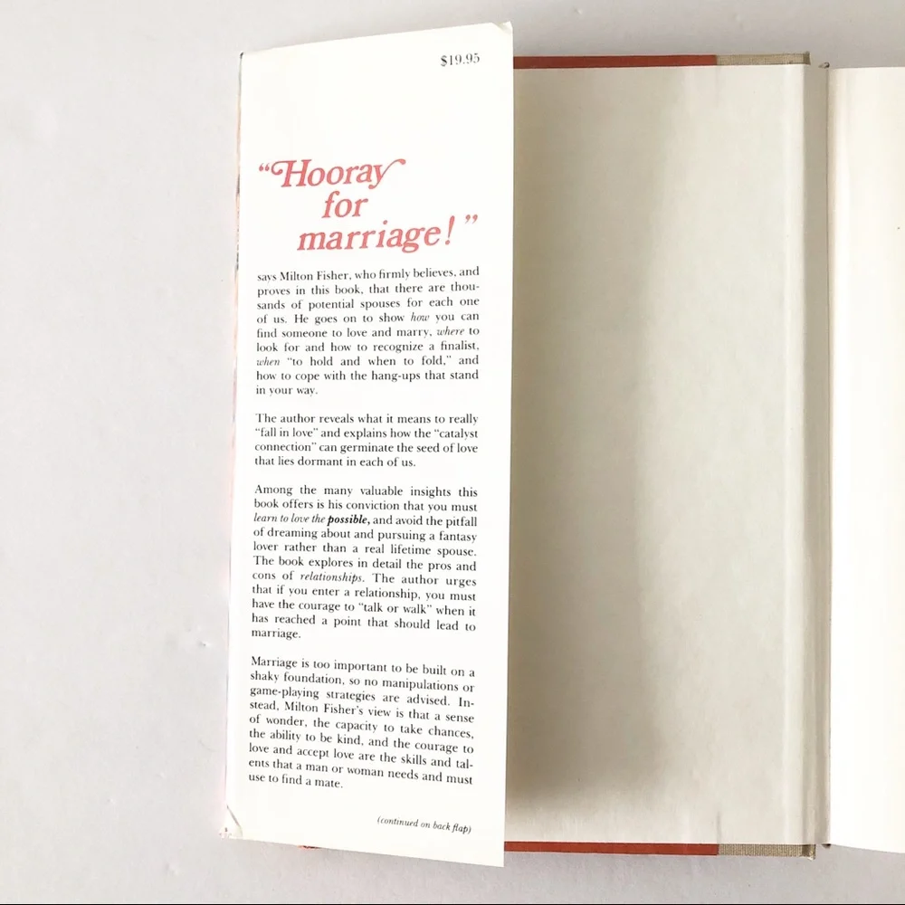 Haven't You Been Single Long Enough Hardcover Book by Milton Fisher
